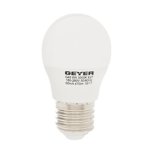 GEYER Λάμπα led G45 E27 4.5W κίτρινο 470LM LGLWE275E