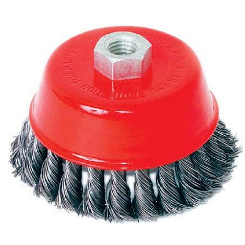 RAIDER Συρματόβουρτσα γωνιακού κοτσίδα 125ΜΜ 171107