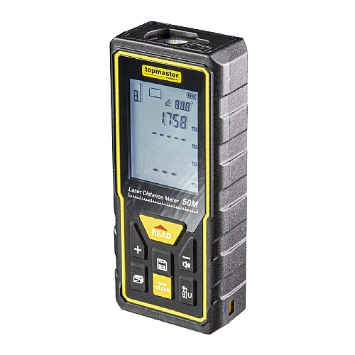 TOP MASTER Αποστασιόμετρο Laser 50m 261404