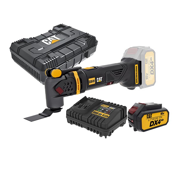 CAT Combo-11 Πολυεργαλείο DX41B + κασετίνα -50% + δώρο μπαταρία 4.0ah DXB4 + δώρο φορτιστής DXC4