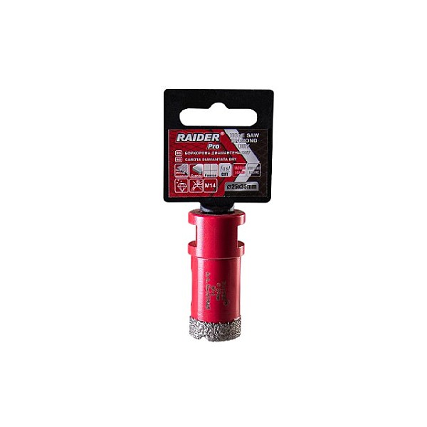 RAIDER Ποτηροτρύπανο διαμαντέ  M14 Φ25mm 157845