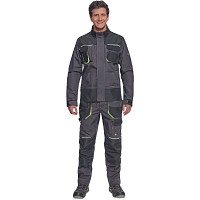 ΜΠΟΥΦΑΝ ΕΡΓΑΣΙΑΣ GREENDALE ΑΝΘΡΑΚΙ/ΛΑΙΜ 65%poly-35%cott, 270 g/m² No 56/XL