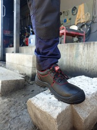 Παπούτσι δερμάτινο χωρίς προστασία Ν-42 O2 SRC μαύρο BWL102