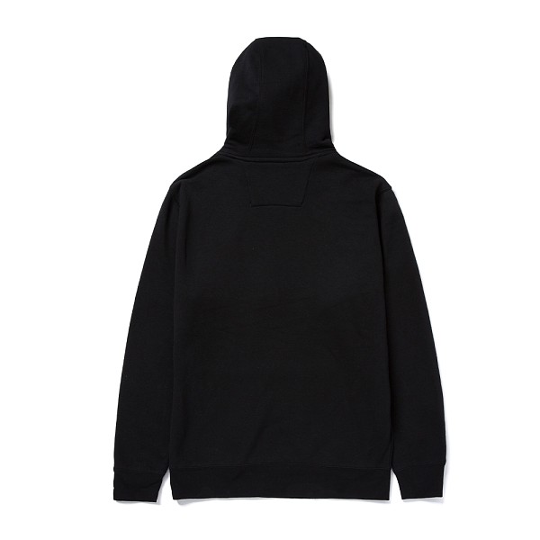 CAT Μπλούζα φούτερ με κουκούλα trademark μαύρη S W10646-016
