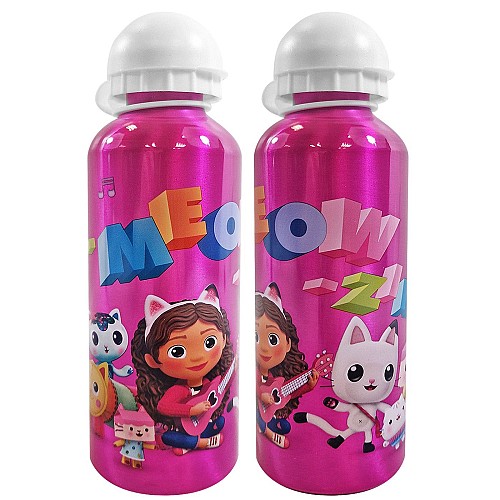 Παγούρι Μεταλλικό Gabby 's Dollhouse 500ml 21x6,5cm   500ml Gabbys Dollhouse