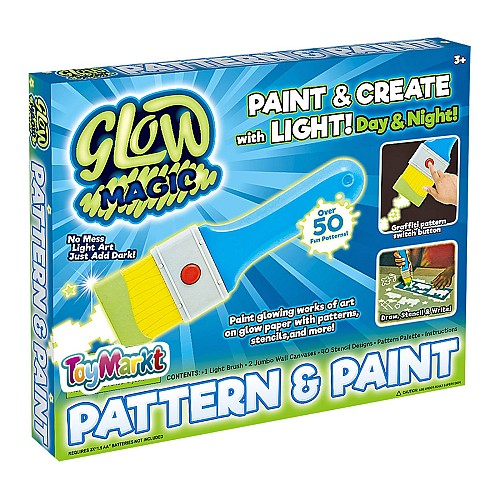 Pattern Painter Πινέλο Μπαταρίας, Φωσφορίζει στο Σκοτάδι 30x25x3cm ToyMarkt 913197