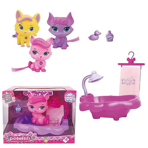 Pet Γατάκι στο Μπάνιο 18x13x10cm ToyMarkt 971290