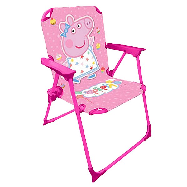 Καρεκλάκι Μεταλλικό Αναδιπλωμένο Peppa pig 53x38x27cm Peppa 5013-4234