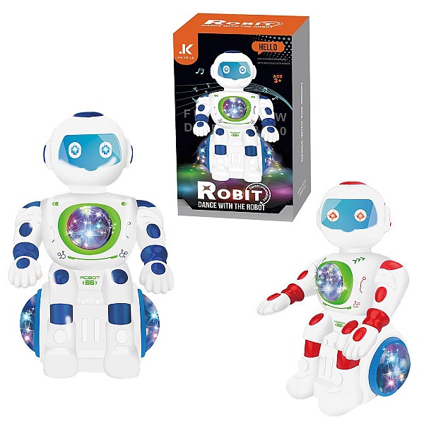 Ρομπότ Μπαταρίας με Οθόνη 14x24x13cm ToyMarkt 88851