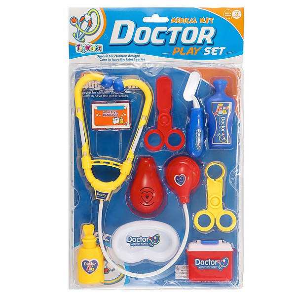 Σετ Γιατρού Μικρή Καρτέλα 23x37cm ToyMarkt 913073