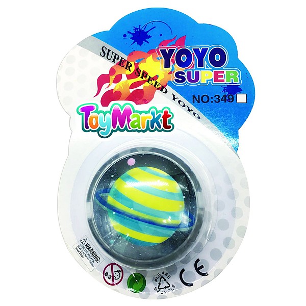 Yoyo (γιογιό) Πλανήτες με φως σε Καρτέλα 12x17cm ToyMarkt 913320