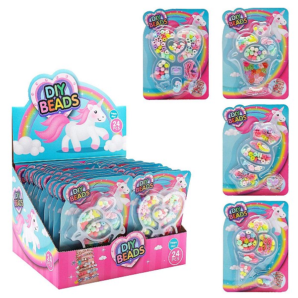 Μίνι σετ Χάντρες 12x17cm ToyMarkt 971300