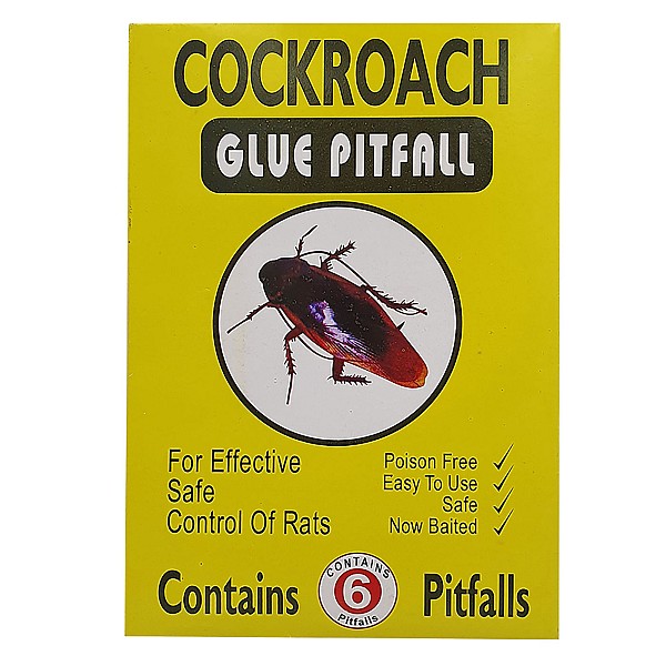 Παγίδες για Κατσαρίδες σετ=6τεμ 19x14cm Homie 116420