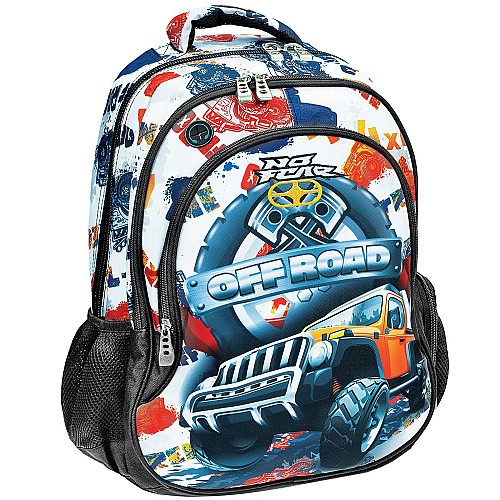 Σακίδιο Οβαλ no Fear off Road 48x30x28cm Gim 348-14031