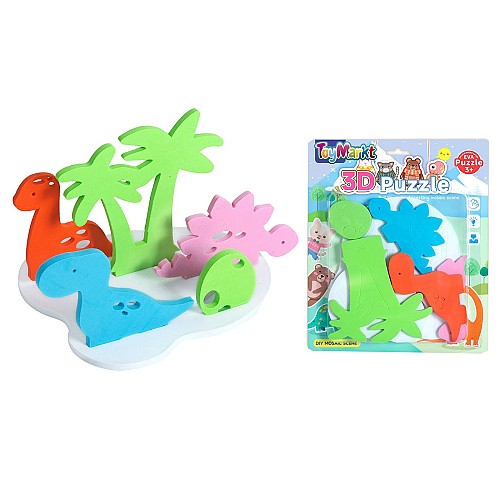 Παζλ eva Δεινόσαυροι 3d 23x27x2cm ToyMarkt 891803