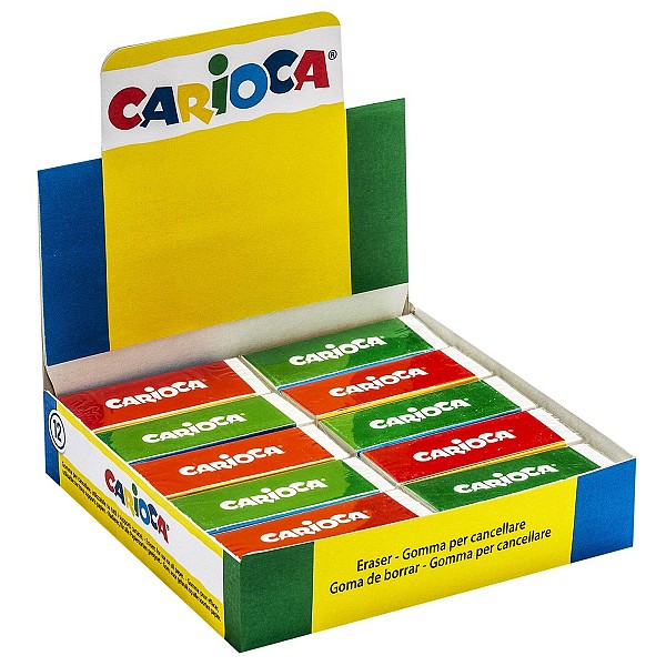 Γόμα Λευκή Carioca κυτ=20τεμ  Carioca 40150