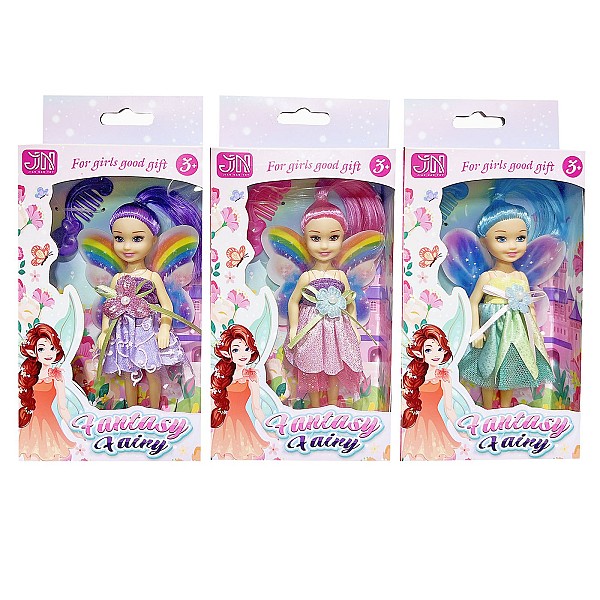 Κούκλα 5 Πεταλούδα Fantasy Fairy 10x21x3cm ToyMarkt 98261