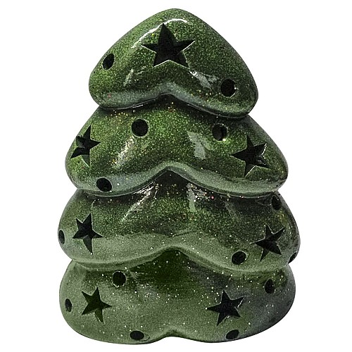 Κηροπήγιο Κεραμικό Δεντράκι 18.5x16x9cm Xmasfest 1132257