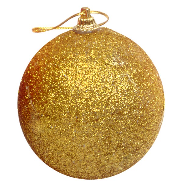 Μπάλα Gliter πακ=6τεμ 10cm ø10cm Xmasfest 1132101