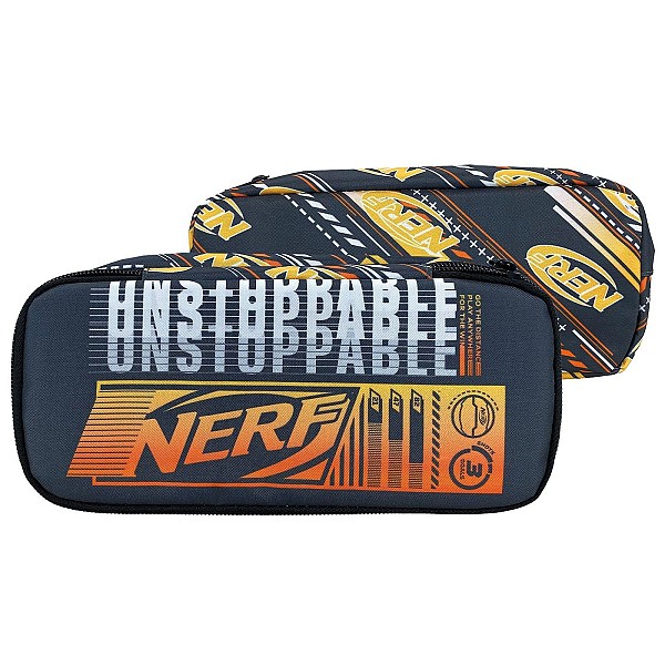 Κασετίνα Βαρελάκι Οβαλ Nerf Universe 23,5χ10χ6cm Gim 336-37144