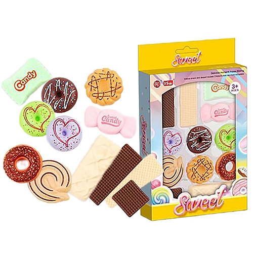 Γλυκά και Donuts 12 τεμ 25x15cm ToyMarkt 971371