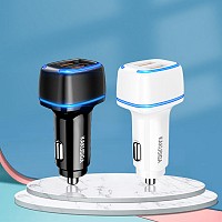 KAKU CAR CHARGER 2XUSB 2,8A BLACK KS-504
