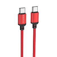 BOROFONE CABLE BX87 SHARP TYPE C - TYPE C 60W 1M RED