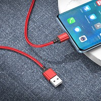 BOROFONE CABLE BX87 SHARP USB to TYPE C 3A 1m RED