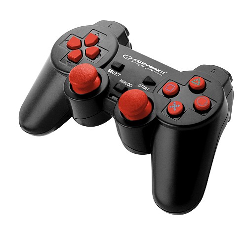 ESPERANZA GAMEPAD PS3/PC USB TROOPER BLACK/RED