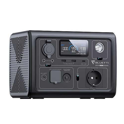 BLUETTI Power Station EB3A 600W AC Outlet 268Wh