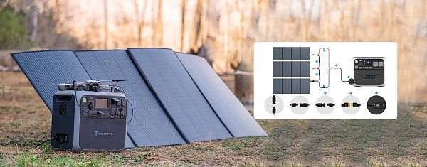 BLUETTI Portable Solar Panel 350W PV350