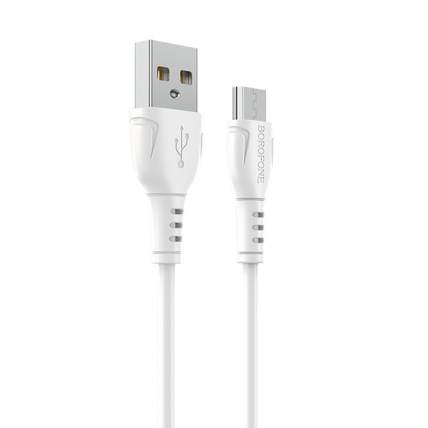 BOROFONE CABLE BX51 USB to MICRO USB 1m WHITE
