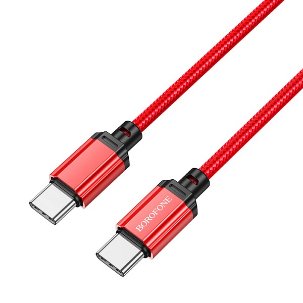BOROFONE CABLE BX87 SHARP TYPE C - TYPE C 60W 1M RED