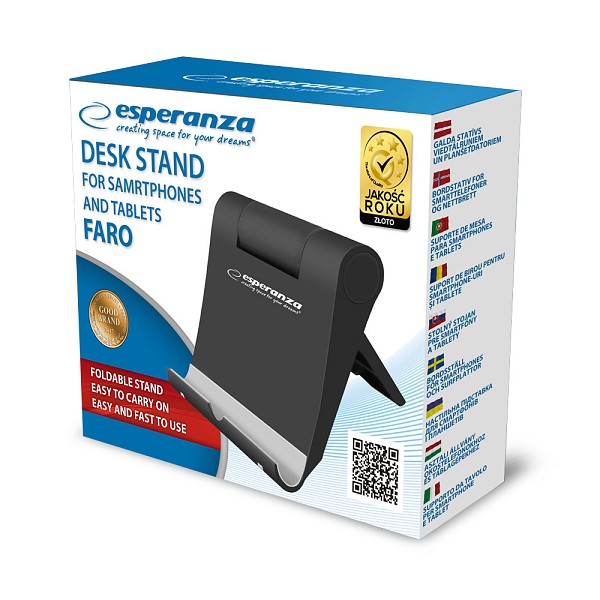 ESPERANZA DESK STAND FOR SAMRTPHONES AND TABLETS FARO